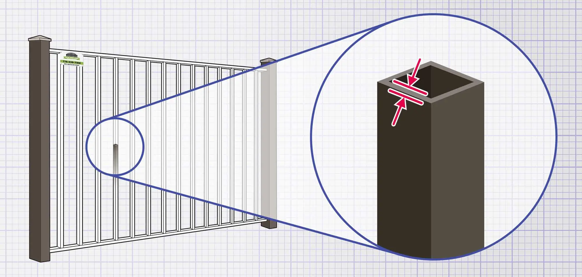 Southborough MA Aluminum fence Pickets installation company