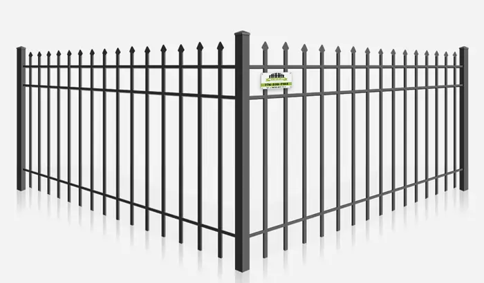 Spear top decorative steel fence company - Southborough MA
