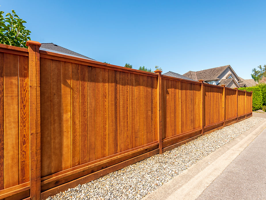 Concord Massachusetts wood privacy fencing