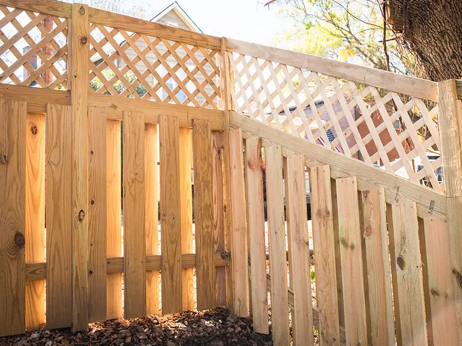 Decorative Fence Example in Hudson Massachusetts