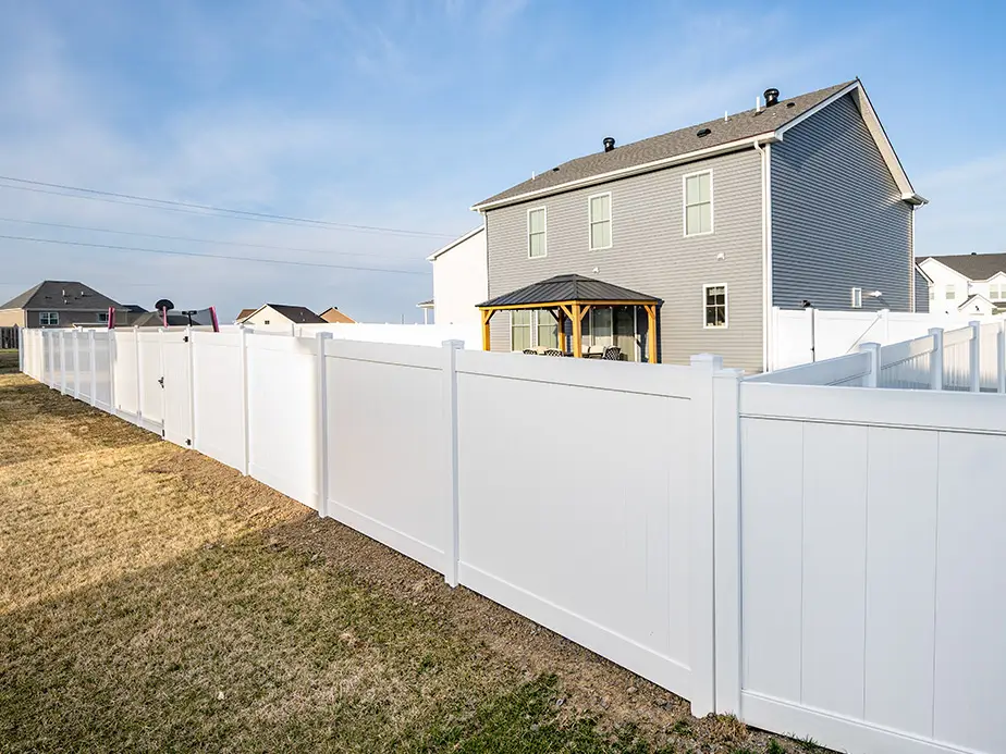 Privacy Fence Example in Marlborough Massachusetts