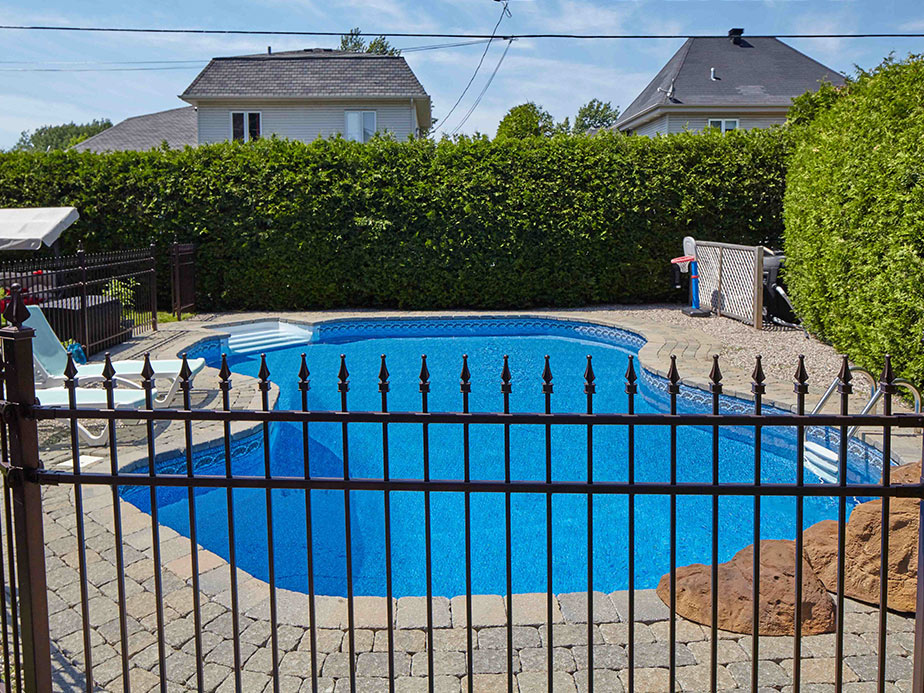 Pool Fence Example in Shrewsbury Massachusetts