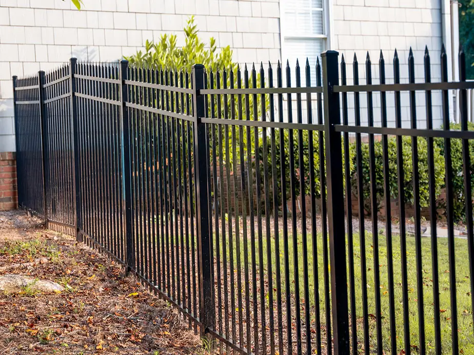 Security Fence Example in Sterling Massachusetts